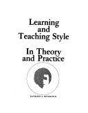 Learning and teaching style : in theory and practice /