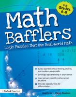 Math bafflers : logic puzzles that use real-world math.