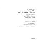 Caravaggio and his Italian followers : from the collections of the Galleria nazionale d'arte antica di Roma /