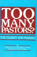 Too many pastors? : The clergy job market /