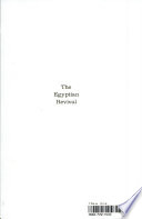 The Egyptian revival : its sources, monuments, and meaning, 1808-1858 /