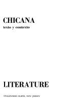 Literatura chicana; texto y contexto. Chicano literature; text and context.
