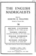 Madrigals to five voices (1598, 1601) /