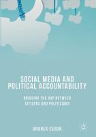 Social media and political accountability : bridging the gap between citizens and politicians /