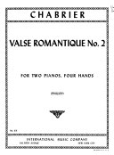 Valse romantique. for two pianos, four hands /