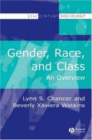 Gender, race, and class : an overview /