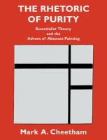 The rhetoric of purity : essentialist theory and the advent of abstract painting /