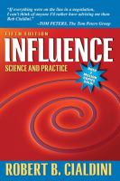Influence : science and practice /