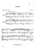 Two sonatas for two pianos, four hands /