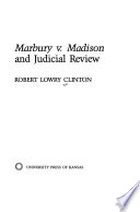 Marbury v. Madison and judicial review /