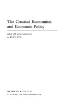 The classical economists and economic policy;