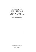 A guide to musical analysis /