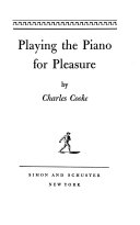 Playing the piano for pleasure,