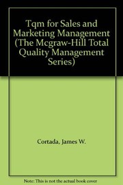 TQM for sales and marketing management /