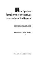 Les épistres familières et invectives de ma dame Hélisenne /