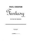 Fantasy, op. 32, for piano and orchestra.