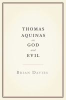 Thomas Aquinas on God and evil /