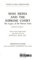 Mass media and the Supreme Court : the legacy of the Warren years /