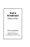 Sara Teasdale, woman & poet /