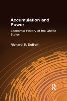 Accumulation & power : an economic history of the United States /