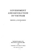 Government and revolution in Vietnam