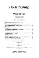 Mélodies  no. 2 ; voix moyennes /