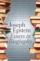 Essays in biography /