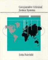 Comparative criminal justice systems /