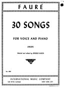 30 songs, for voice and piano.