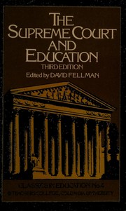 The Supreme Court and education /