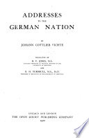 Addresses to the German nation,