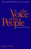 The voice of the people : public opinion and democracy /