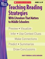 Teaching reading strategies with literature that matters to middle schoolers /
