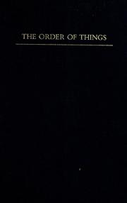 The order of things: an archaeology of the human sciences,