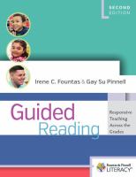 Guided reading : responsive teaching across the grades /