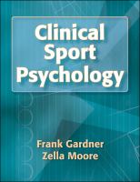 Clinical sport psychology /