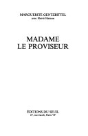 Madame le proviseur /