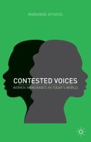 Contested voices : women immigrants in today's world /