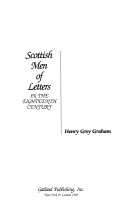 Scottish men of letters in the eighteenth century /