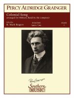 Colonial song : nr. 1 of "Sentimentals" /