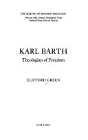 Karl Barth : theologian of freedom /
