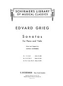Sonata for piano and violin : (no. III) in C minor, op. 45 /
