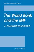 U.S. relations with the World Bank, 1945-1992 /