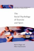 Social psychology of exercise and sport