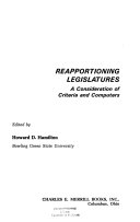Reapportioning legislatures; a consideration of criteria and computers,