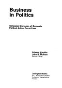 Business in politics : campaign strategies of corporate political action committees /