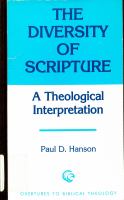 The diversity of Scripture : a theological interpretation /