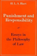 Punishment and responsibility; essays in the philosophy of law.
