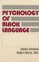 The psychology of Black language /