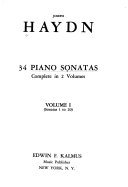 34 piano sonatas. Complete in 2 volumes.